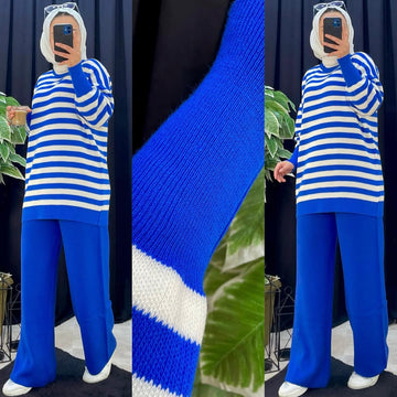 Şerit Detay Triko Takım KAMPANYA