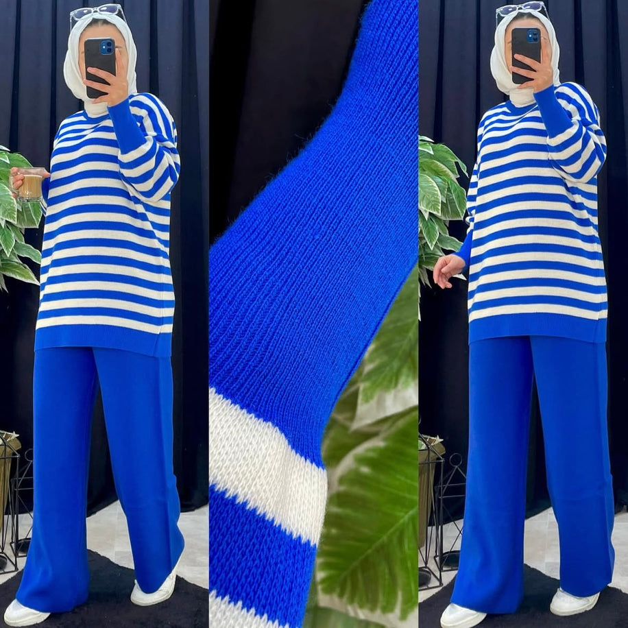 Şerit Detay Triko Takım KAMPANYA