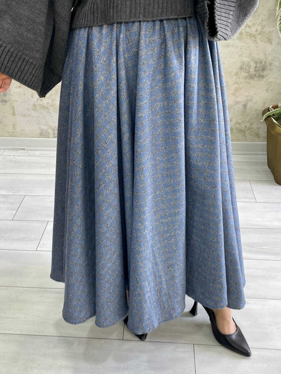 Yeni Sezon Ekose Etekli Kombin