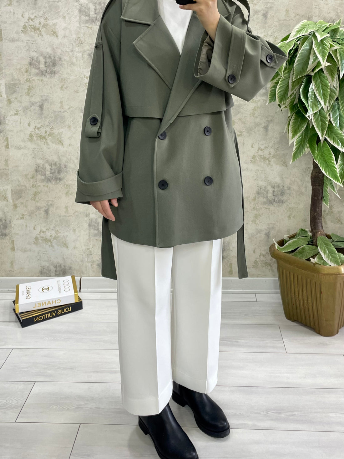 Rüzgarlıklı Premıum Kalite Astarlı Trenc