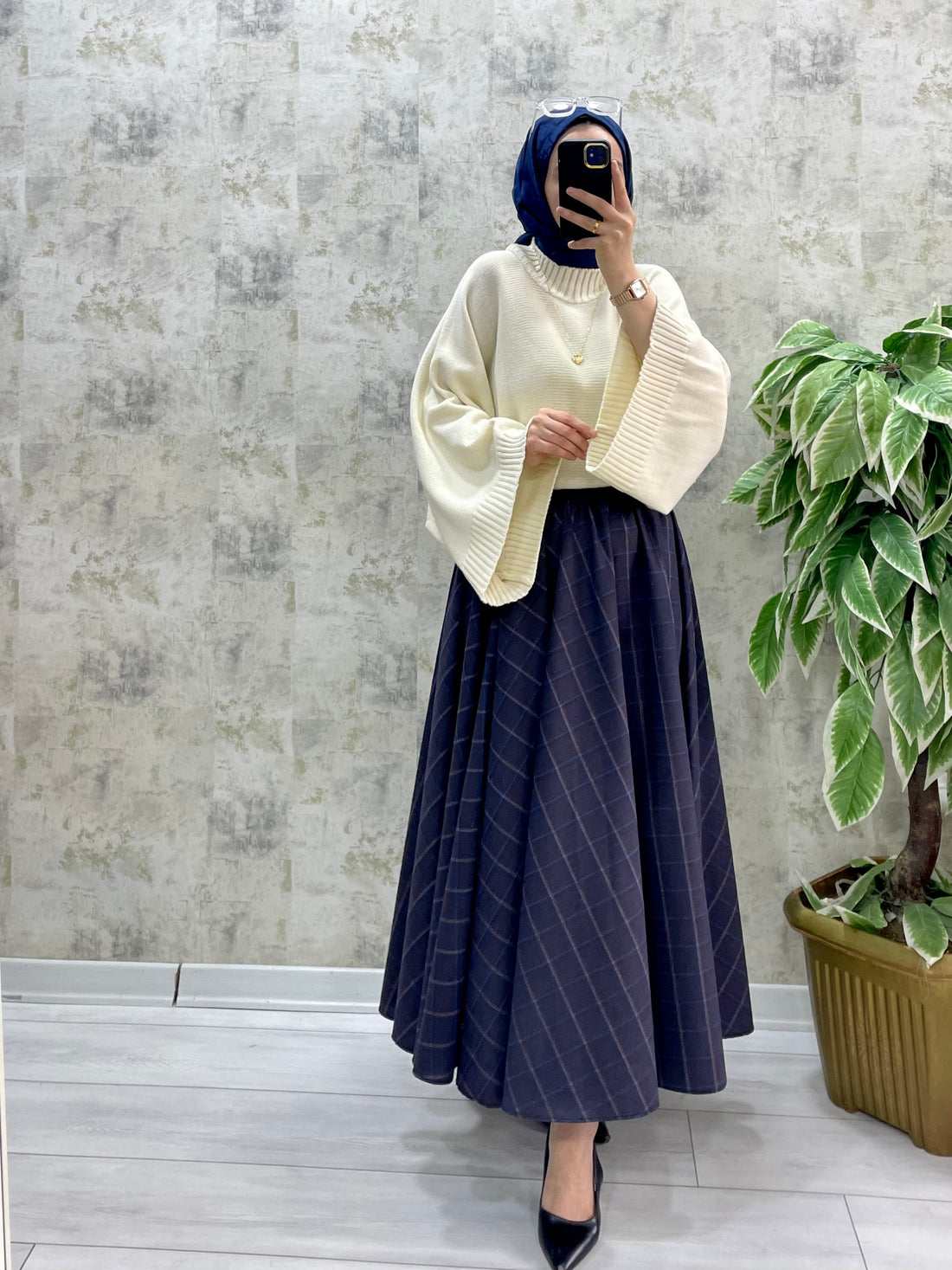 Yeni Sezon Ekose Etek