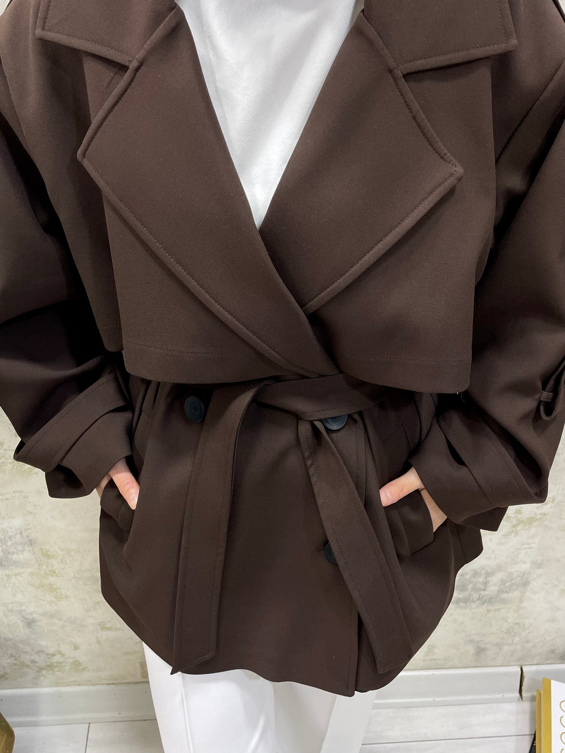 Rüzgarlıklı Premıum Kalite Astarlı Trenc