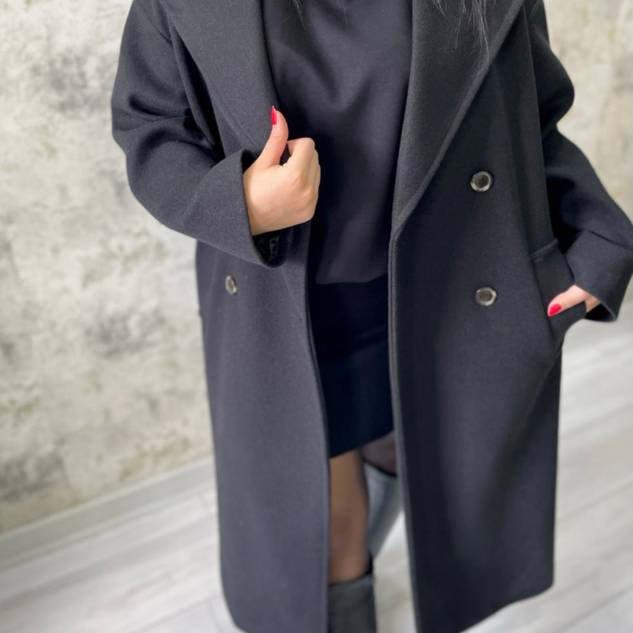 Premıum Kalite Astarlı Kaşe Kaban