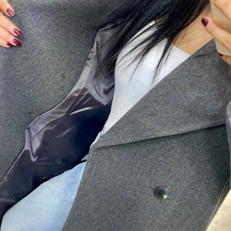 Premıum Kalite Astarlı Kaşe Kaban